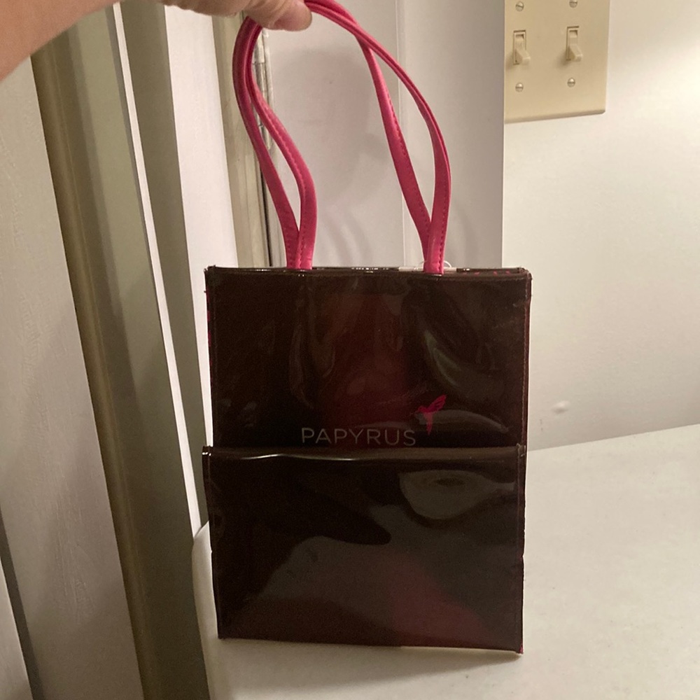 Papyrus NWT Plastic Vinyl Shopping Bag